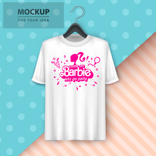 Barbie Party SVG, Barbie Vector, Barbie Logo, Barbie Birthday, Barbie Print SVG, Barbie Print Svg, Barbie Digital