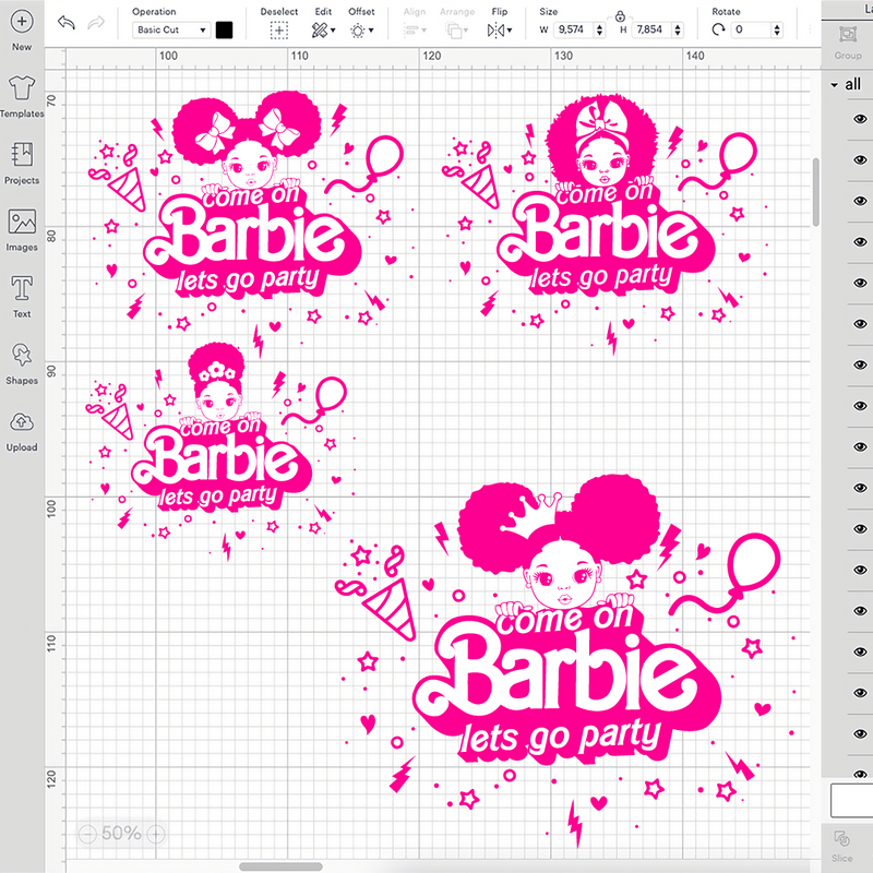 Kids Barbie Party SVG, Barbie Vector, Barbie Logo, Barbie Birthday, Barbie Print SVG, Barbie Print Svg, Barbie Digital