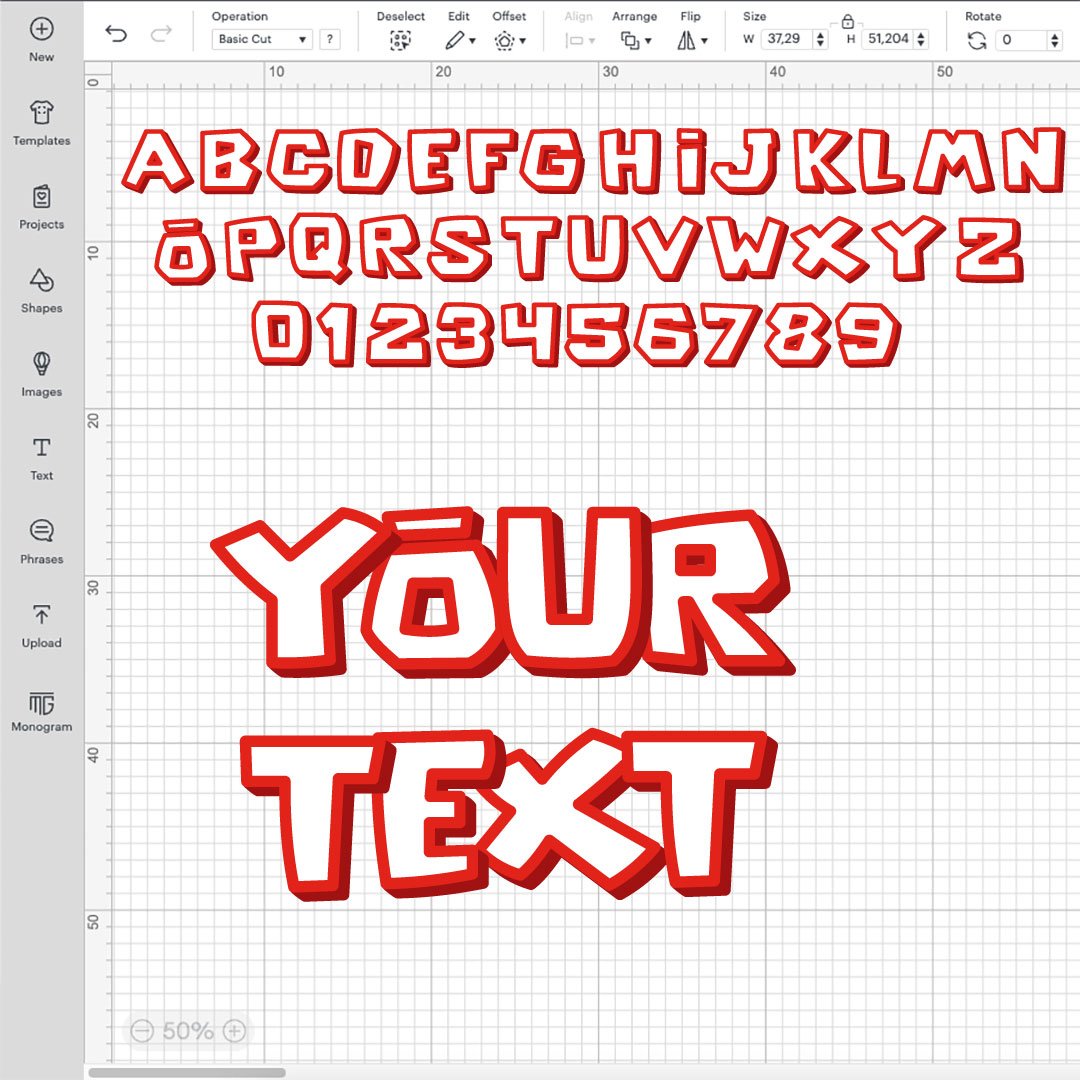 Roblox Font SVG, Roblox Layered Font, Roblox Letters SVG, Roblox Alphabet SVG