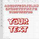 Roblox Layered Font SVG, Cricut SVG, Roblox Letters PNG, Roblox Alphabet SVG