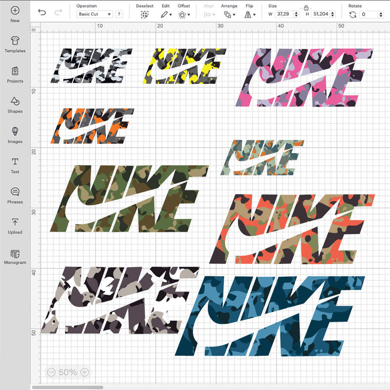 Nike Camo Logo SVG, Nike Camo SVG Cricut, Nike Camo PNG Logo, Nike Camo Shirt Designs