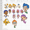 Bubble Guppies SVG Bundle, Bubble Guppies SVG Files For Cricut, Bubble Guppies PNG, Bubble Guppies Clipart