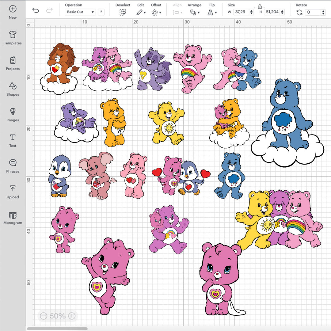 Care Bears SVG, Care Bears SVG For Cricut, Care Bears PNG, Care Bears Clipart