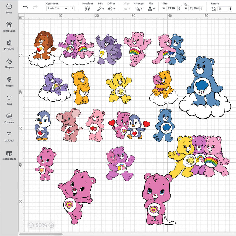 Care Bears SVG, Care Bears SVG For Cricut, Care Bears PNG, Care Bears Clipart