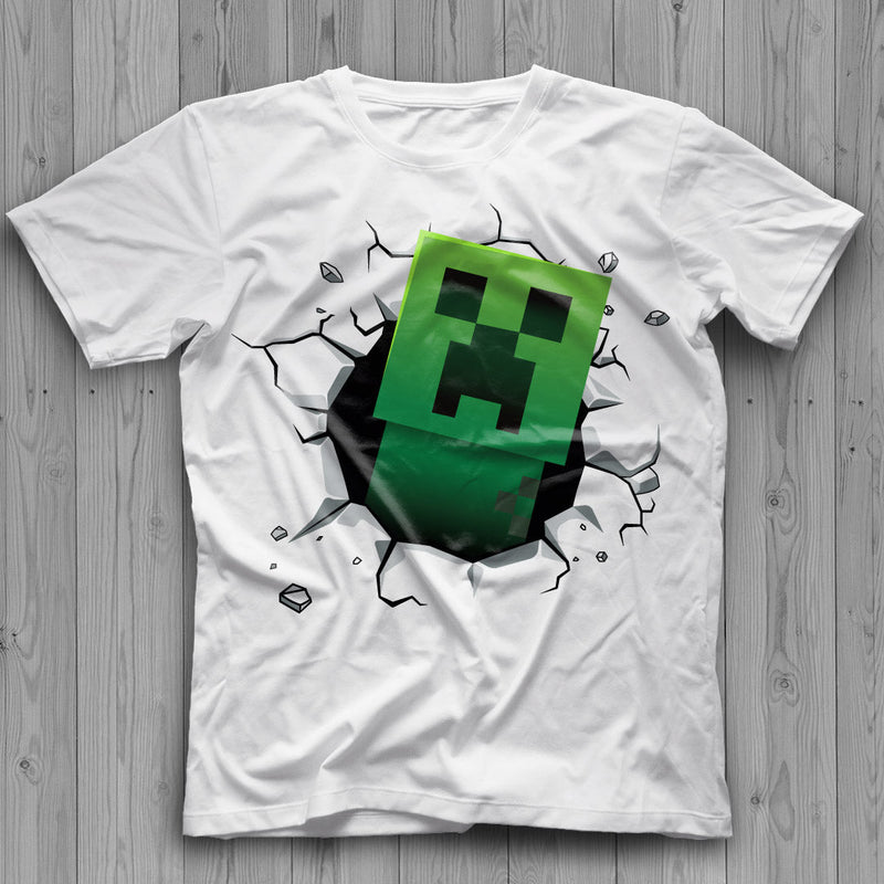 Minecraft Creeper SVG, Minecraft Creeper PNG Transparent, Creeper Logo SVG