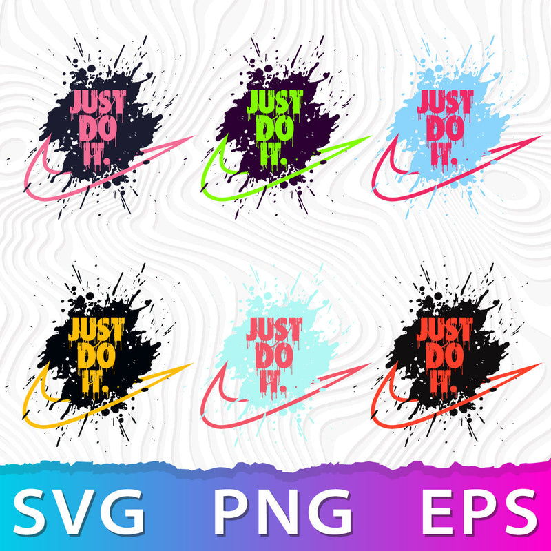 Just Do It SVG Bundle, Just Do It Logo SVG, Just Do It PNG logo, Just Do It Cricut Designs