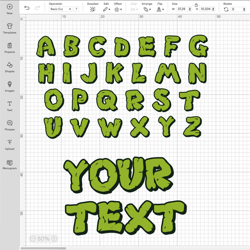 Ninja Turtles Font SVG, Ninja Turtles Alphabet PNG, Ninja Turtles Letters SVG