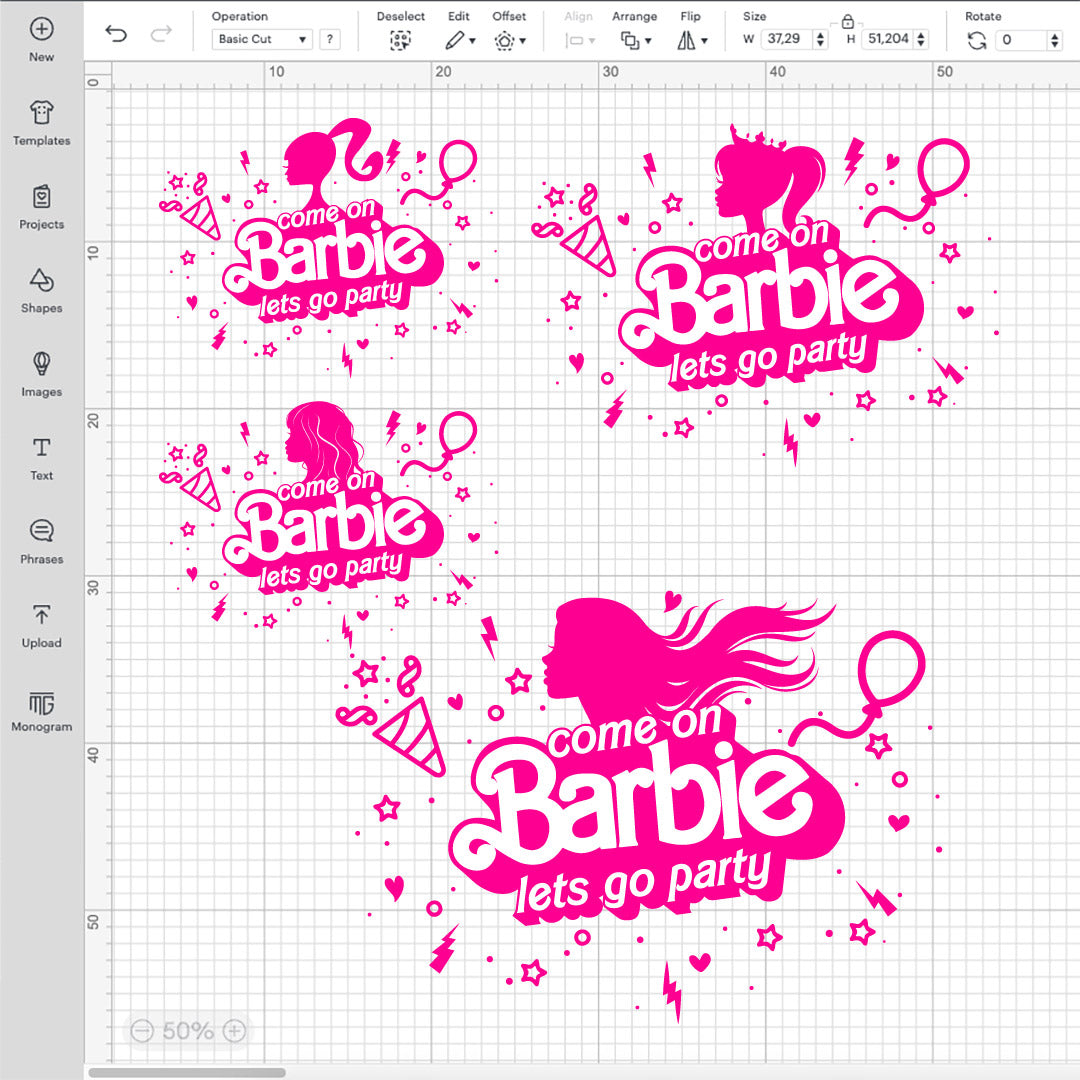 Barbie Party SVG Bundle, Barbie Logo PNG, Barbie SVG Files Cricut, Barbie PNG Transparent
