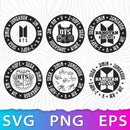 BTS Army Logo SVG, BTS Army Logo PNG, BTS Army SVG For Cricut, BTS Army Clipart, BTS Army Cricut Designs