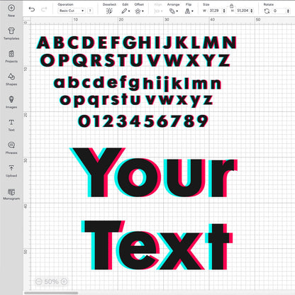 Tiktok Alphabet SVG, Tiktok Font SVG, Tiktok Letters SVG, Tiktok Numbers SVG, Tiktok Cricut Designs