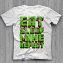 Eat Sleep Mine Repeat Layered SVG, Eat Sleep Mine Repeat PNG, Eat Sleep Mine Repeat Clipart