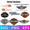 Harley Davidson Layered SVG, Harley Davidson PNG, Harley Davidson SVG For Cricut