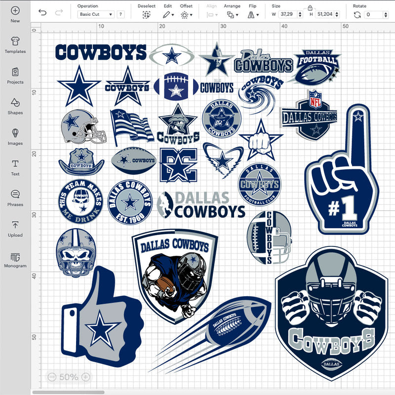 Dallas Cowboys SVG, Dallas Cowboys Silhouette, Dallas Cowboys Cricut, Dallas Cowboys PNG