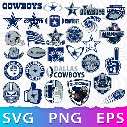 Dallas Cowboys SVG, Dallas Cowboys Silhouette, Dallas Cowboys Cricut, Dallas Cowboys PNG