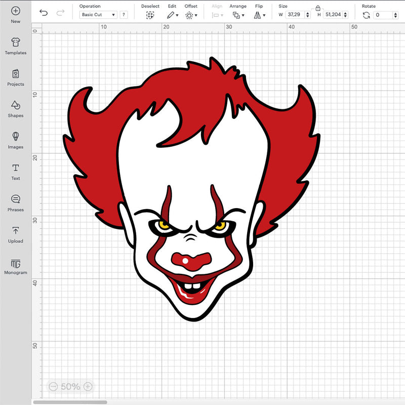 Pennywise SVG, Pennywise PNG, Pennywise Cricut Design, Pennywise PNG Transparent