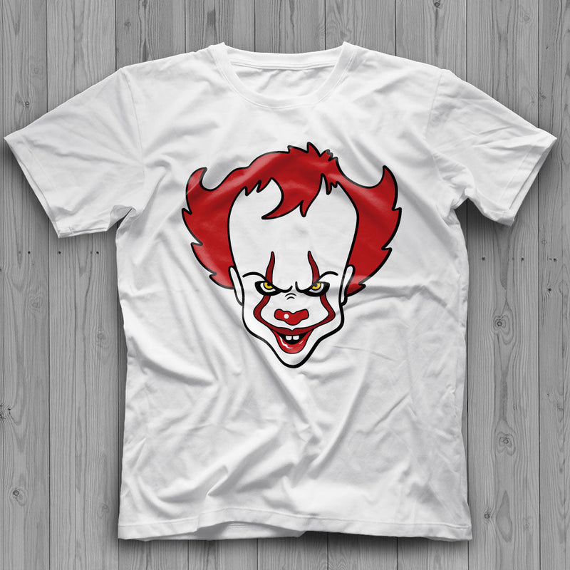 Pennywise SVG, Pennywise PNG, Pennywise Cricut Design, Pennywise PNG Transparent