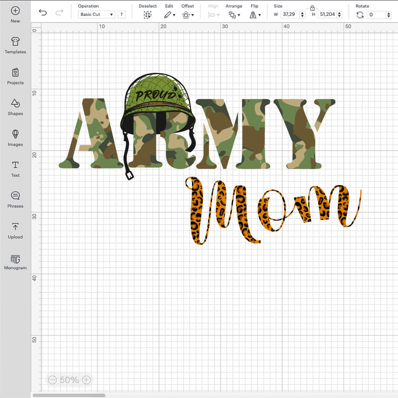 Proud Army Mom SVG, Proud Army SVG, Proud Army Mom PNG, Army Mom Clipart