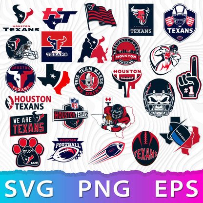 Houston Texans SVG Bundle