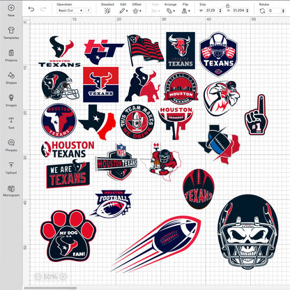 Houston Texans SVG Bundle