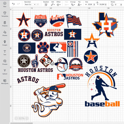 Houston Astros SVG Bundle