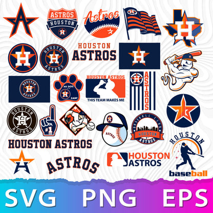 Houston Astros SVG Bundle