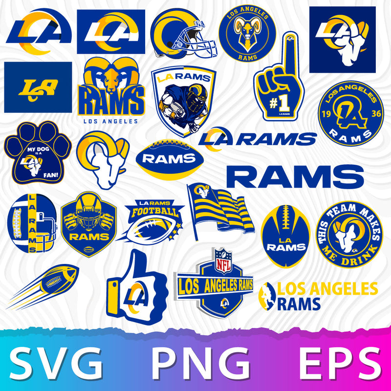 Los Angeles Rams Logo SVG, LA Rams PNG Logo Transparent