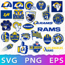 Los Angeles Rams SVG Bundle