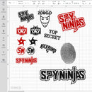 Spy Ninjas Logo SVG, Spy Ninja PNG, Ninja PNG Transparent, Spy Ninjas Cricut Designs