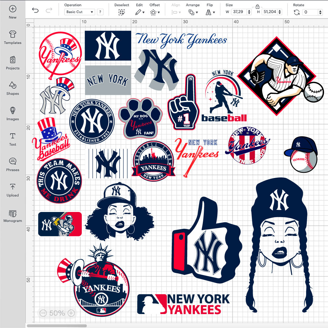 New York Yankees Logo SVG, NY Yankees PNG Logo Transparent, SVG Cut Files For Cricut / Silhouette