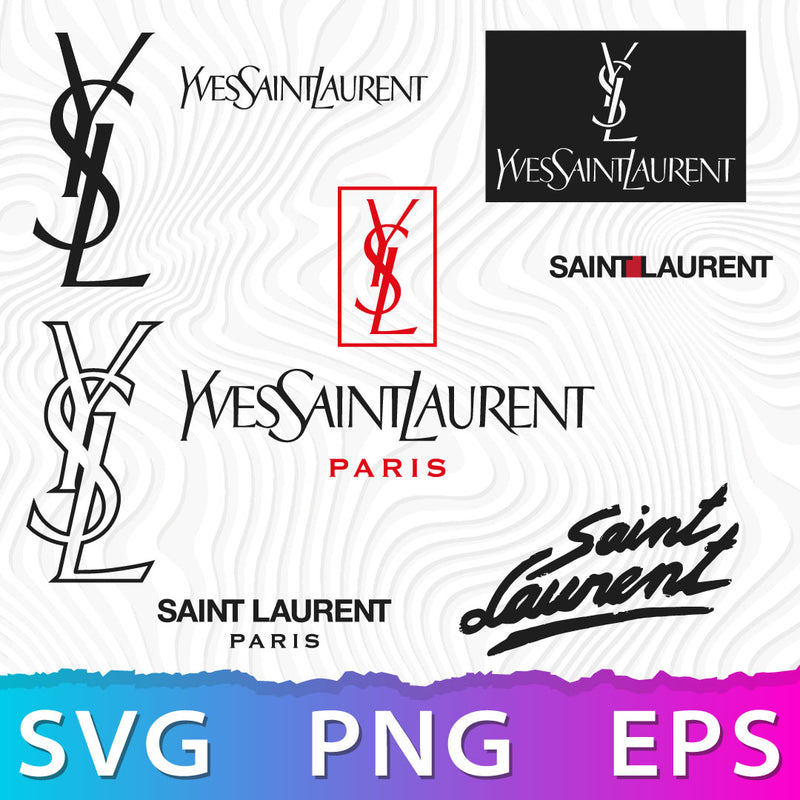 Yves Saint Laurent Logo SVG, Yves Saint Laurent PNG, YSL Logo Transparent