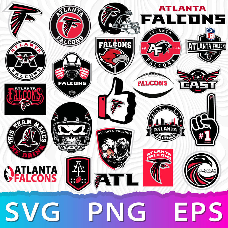 Atlanta Falcons Logo SVG, Atlanta Falcons PNG, Falcons Football Logo, Falcons Logo Transparent