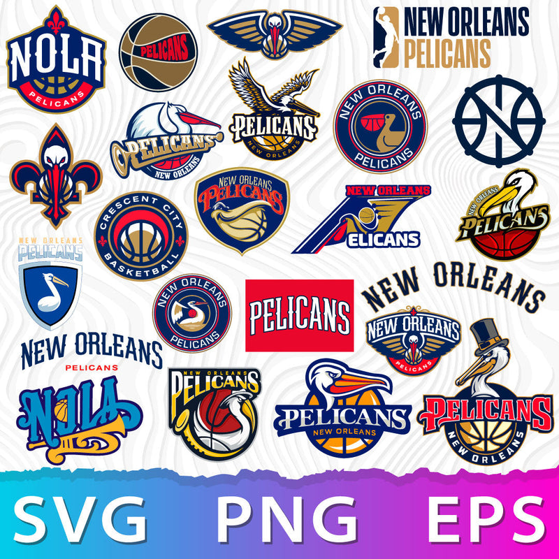 New Orleans Pelicans Logo SVG, NBA Pelicans PNG Logo Transparent