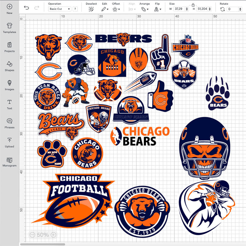 Chicago Bears Logo SVG, Chicago Bears PNG Logo Transparent