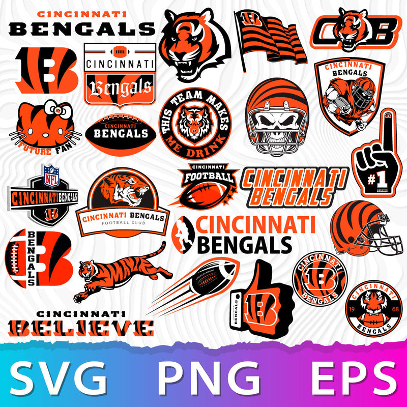 Cincinnati Bengals Logo SVG, Cincinnati Bengals PNG Logo Transparent