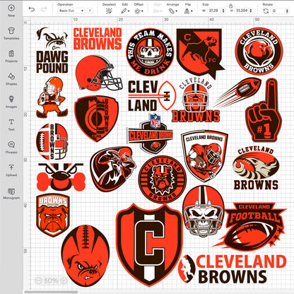 Cleveland Browns Logo SVG, Browns PNG Logo Transparent, SVG Cut Files For Cricut / Silhouette