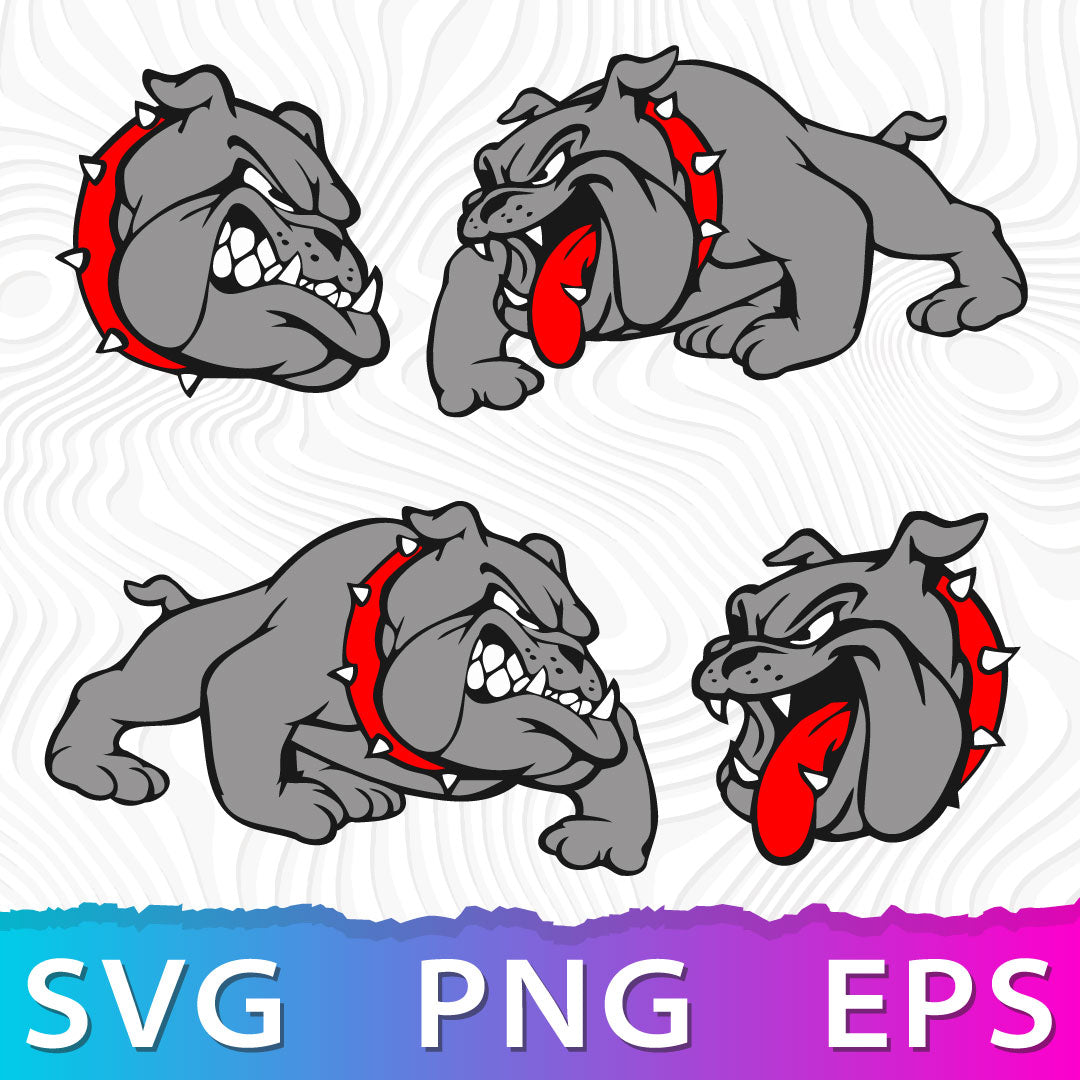 English Bulldog SVG, Bulldog Logo, Bulldog PNG, Bulldog Emblem, Bulldog Logo Transparent