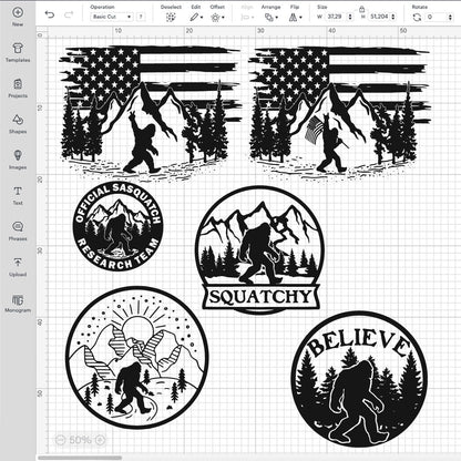 Bigfoot Logo SVG, Sasquatch PNG, Silhouette Of Bigfoot, Bigfoot Cricut, Bigfoot Transparent Background