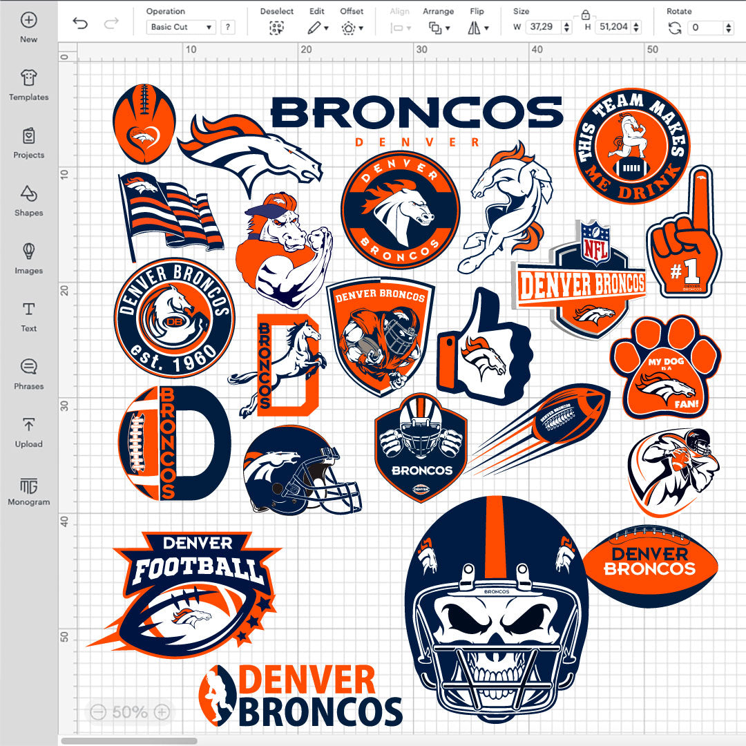 Denver Broncos Logo SVG, Denver Broncos PNG Logo Transparent