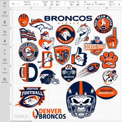 Denver Broncos Logo SVG, Denver Broncos PNG Logo Transparent