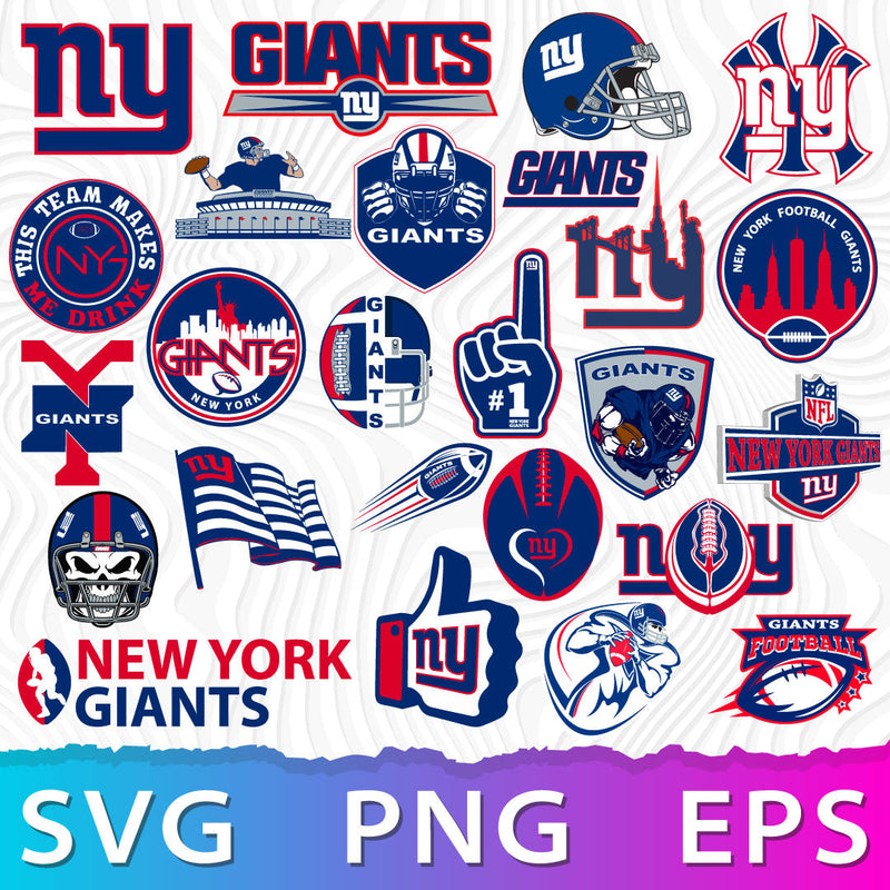 New York Giants Logo SVG, NY Giants Emblems, Giants PNG, Giants Logo Printable, NY Giants Logo Transparent