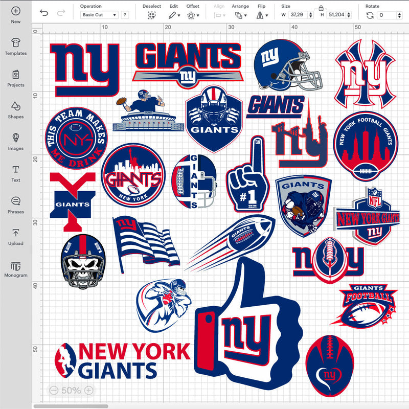 New York Giants SVG Bundle