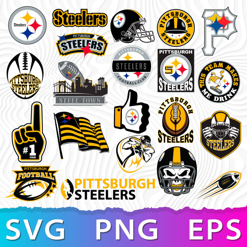 Pittsburgh Steelers Logo SVG, Pittsburgh Steelers Emblems, Steelers PNG, Steelers Logo Printable, Steelers Logo Transparent