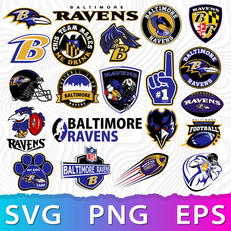 Baltimore Ravens Logo SVG, Ravens PNG Logo, Ravens Emblem, Baltimore Ravens Logo Vector