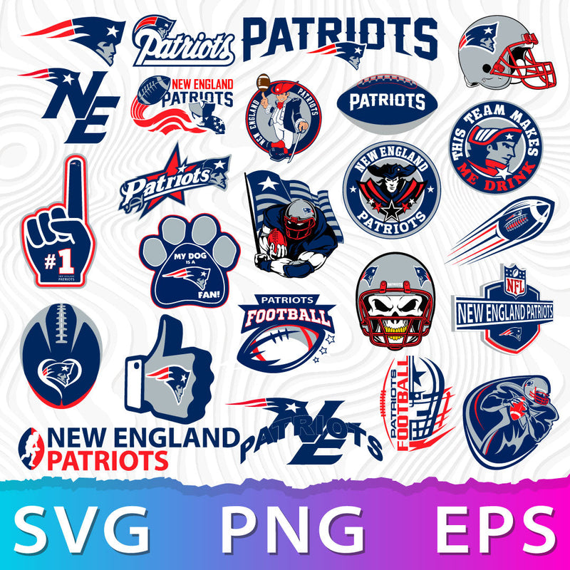 New England Patriots SVG Bundle