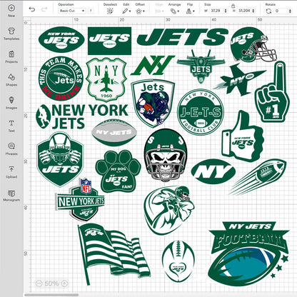 New York Jets Logo SVG, NY Jets PNG Logo Transparent, SVG Cut Files For Cricut / Silhouette