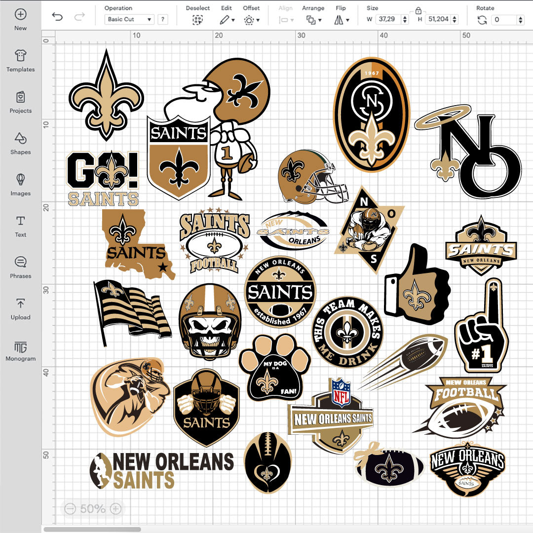 New Orleans Saints Logo SVG, Saints Logo PNG, NFL Logos Saints, Saints Emblem