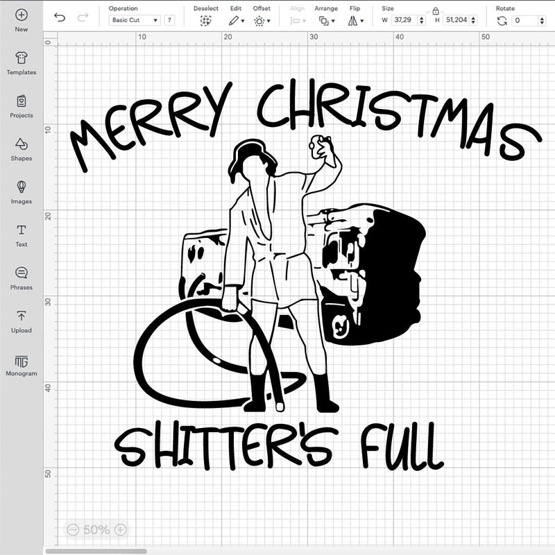 Merry Christmas Shitters Full SVG, Christmas Vacation SVG, Shitters Full PNG, Funny Christmas SVG