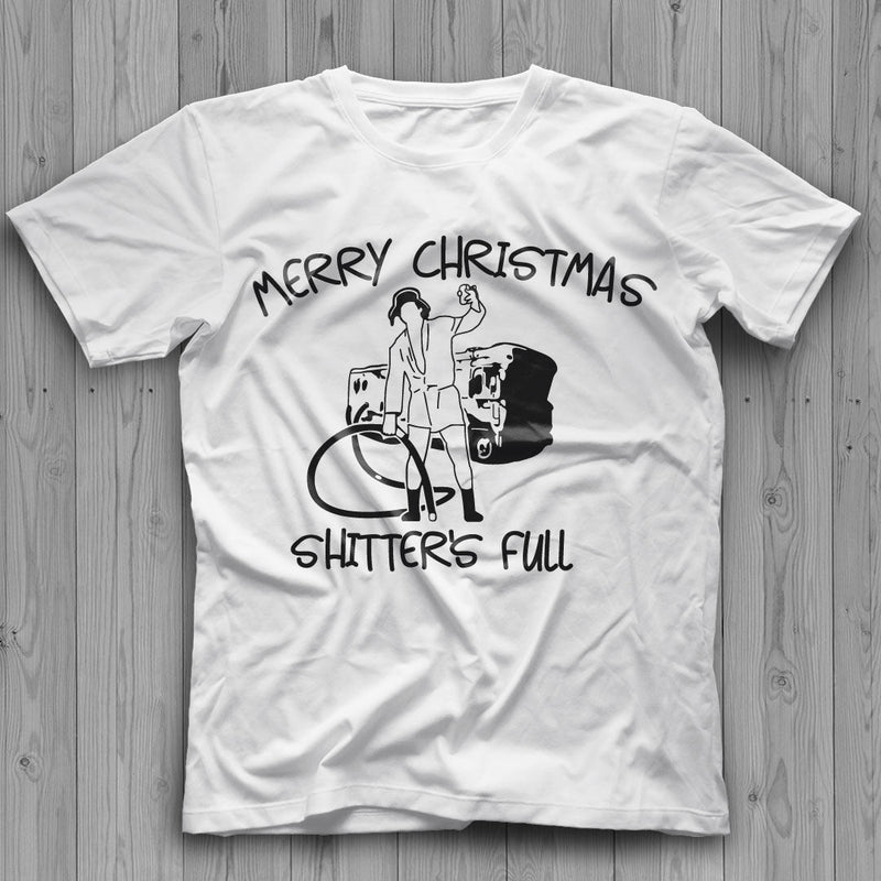 Merry Christmas Shitters Full SVG, Christmas Vacation SVG, Shitters Full PNG, Funny Christmas SVG