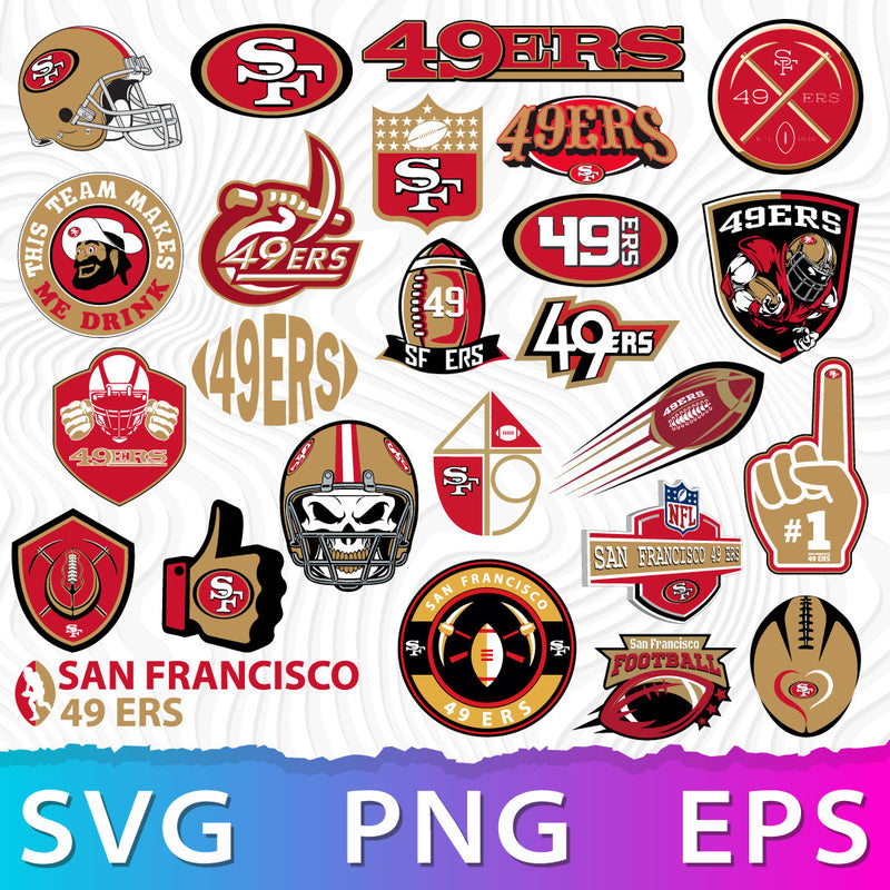 San Francisco 49ers Logo SVG, 49ers PNG, NFL San Francisco 49ers Logo, 49ers Emblem