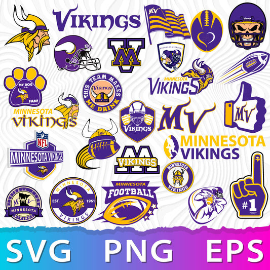 Minnesota Vikings Logo SVG, Vikings PNG, NFL Viking Logo, Minnesota Vikings Logo Transparent